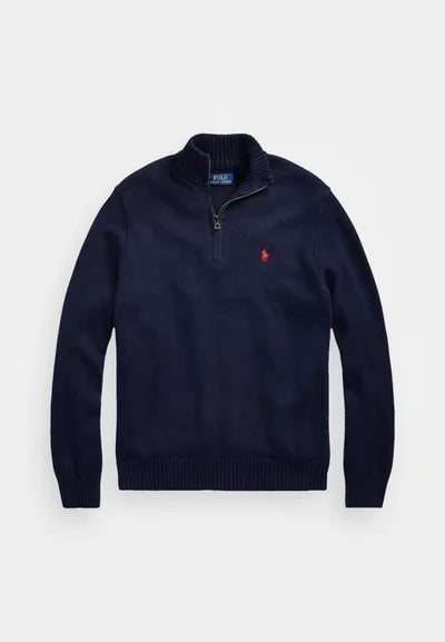 Polo Navy Blue Half Zip